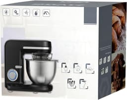 RUX® Mixer met mengkom - Mixer - Mixer met mengkom keukenmachine - Zwart - ‎37cm x 24cm x 32cm — thumbnail 3