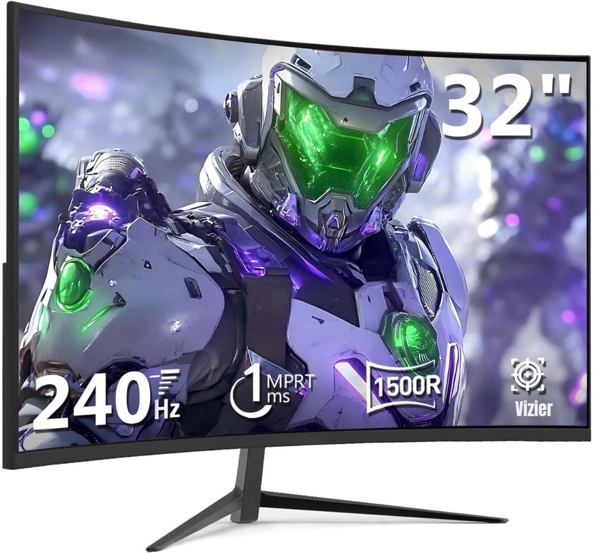Florixa® Gaming Monitor 240hz - Gaming Monitor -Zwart - 18cm x 71cm x 59cm; 5.5kg — afbeelding 1