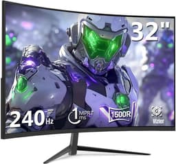 Florixa® Gaming Monitor 240hz - Gaming Monitor -Zwart - ‎‎18cm x 71cm x 59cm; 5.5kg — thumbnail 1