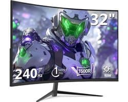 Florixa® Gaming Monitor 240hz - Gaming Monitor -Zwart - 18cm x 71cm x 59cm; 5.5kg