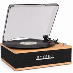 Denver Platenspeler - Ingebouwde speakers - Retro - Auto stop - Bluetooth - VPB262LW — thumbnail 1