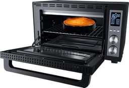 Grilloven met Airfry - Heteluchtoven - Veelzijdig koken - 8 automatische programma's - 30 liter capaciteit - Zwart — thumbnail 4