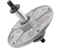 Grasmaaier spindel - Reserveonderdeel - Gazononderhoud - Compatibel met meerdere dekken - 38-46 inch - Zilver