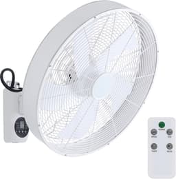 Evolar Wandventilator met Afstandsbediening - 50W - Muurventilator - Automatische Oscillatie - 3 Snelheden - Timer - Wit - EVO-WF50W — thumbnail 1