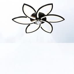 Plafondventilator met verlichting en afstandsbediening, 66W LED, 4600 lumen, dimbaar, 6 snelheden, 78 cm- Goud. — thumbnail 5