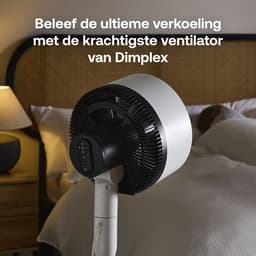 Dimplex DUOCOOL 2-in-1 Smart Statiefventilator – Ventilator Staand - Tafelventilator met 5 Snelheden - 20m Bereik – Fluisterstil (36dB) - Bediening via App en Afstandsbediening – Wit — thumbnail 4