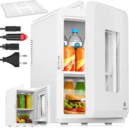 KESSER® Tafelmodel Koelkast 15 Liter AC DC 220-240V en 12V - Mini Koelkast Vrijstaand met Verwarmingsfunctie - Koelbox ideaal voor Auto en camperen - — thumbnail 1