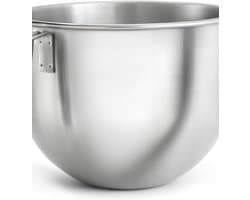Roestvrijstalen Mengkom - Mixkom - Bakken en Mengen - Duurzaam en Lichtgewicht - 6.6 Liter - Zilver