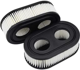Twee luchtfilters, modellen 798452 en 593260, geschikt voor Briggs & Stratton 550E en 550EX grasmaaiers. — thumbnail 1