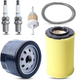 geschikt voor MIU14395 luchtfilters en geschikt voor John Deere D100, D105, D125, D130, D140, D110, E140, E130, E100, E120, LA145, LA135, Z255, Z235 en X330 grasmaaiers geschikt voor bougies. — thumbnail 1