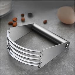 Deegkneder - Meel mixer - Thuis bakken - Roestvrij staal - Compact formaat - Zilver — thumbnail 2