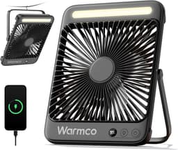 Campingventilator 20000mAh oplaadbaar - ultra dun - draagbaar - voor buiten gebruik — thumbnail 1