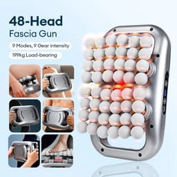 DIMICO - Massage Gun Professioneel - Massage-Gun - Massage Pistool - Massage Apparaat Spieren - Deep Tissue - 48 Koppen - Zilver — thumbnail 3