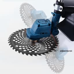 Elektrische Grasmaaier - Handgrasmaaier Tuinmaaier - Gazon Onderhoud - Lithium-ion Batterij - 120 x 30 x 20 cm - Niet gespecificeerd — thumbnail 2