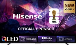 Hisense 100E7S PRO SmartTV - 100 inch - 4K Hi-QLED - 2026 - Native 144Hz Game Mode - Hi-QLED Colour - Built-in Subwoofer - AI Picture - AI Smooth Motion - AMD FreeSync Premium - Dolby Vision Atmos — thumbnail 1