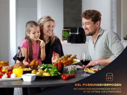 Airfryer XXL 5,7L - Heteluchtfriteuse met Gratis Receptenboek en Handmatige en Automatische Functies — thumbnail 2