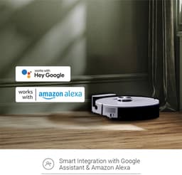EZVIZ RE5 Plus Robotstofzuiger met Dweilfunctie – Automatisch Leegstation – 4000 Pa – LiDAR, App Bediening & Tapijtdetectie – Wit — thumbnail 4