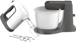 DYNA® Mixer met mengkom - Mixer - Mixer met mengkom keukenmachine - Wit En Zwart - 10cm x 28cm x 32cm; 2 kg — thumbnail 5