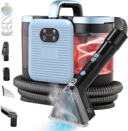 RONN® Tapijtreiniger machine - Tapijtreiniger - Tapijtreiniger apparaat - Blauw/Zwart - ‎‎40cm x 28cm x 42cm — thumbnail 1