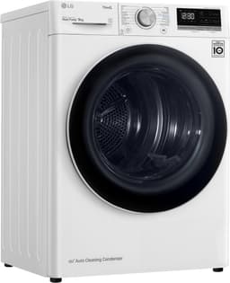 LG RH90V5AV6N 9kg Warmtepomp Droger Wit | Eco Hybrid™ | Allergy Care™ | Zelfreinigende condensor — thumbnail 3
