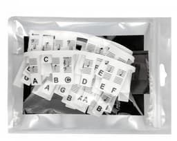 Siliconen Piano Keyboard strip - Voor 61/88 toetsen - Dit zijn géén stickers - Op Maat Te Knippen - Piano Keyboard Note Labels – Wasbaar – Piano Leren Spelen Voor Beginners & Kinderen – Makkelijk schoon te maken. — thumbnail 5