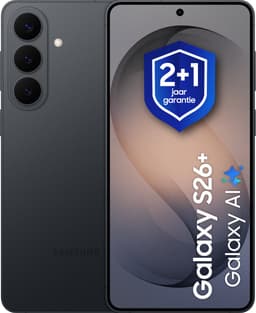 Samsung Galaxy S26 Plus - Smartphone - 512GB - Black + 1 jaar extra garantie — thumbnail 1