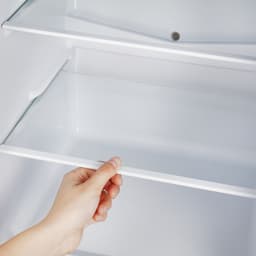 OKWISH Koelkast – Dubbele Zone – 106 L – Roestvrij Staal – Zwart Zilver – Met Vriesvak En Ledverlichting — thumbnail 4