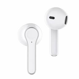 AUDEX Draadloze Bluetooth Oordopjes met Display – Semi In-Ear Earbuds – LED Batterij Indicator – USB-C Oplaadcase – Geschikt voor iPhone & Android – Wit — thumbnail 4