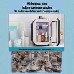 DnA® Mini koelkast 4L - Skincare & make-up fridge - Mini Koelkasten - Zwart - ‎27cm x 16cm x 23cm — thumbnail 5