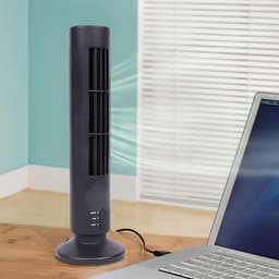 Torenventilator - Staande ventilator - Thuis koelen - Oscillerend ontwerp - 343 cm - Zwart — thumbnail 4