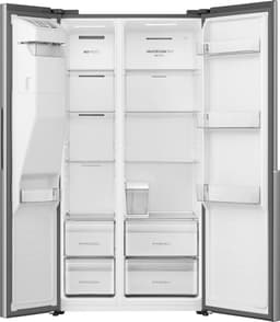 ETNA AKV6178IRVS - Amerikaanse koelkast - No-Frost - 178 cm hoog - 528 liter - Energielabel C - Invriesvermogen 10 kg/24u - Geluidsniveau 37 dB - LED Display - IJs- en waterdispenser - SuperCool - FastFreeze - Deuralarm - Multi Airflow – EnergySaving — thumbnail 3