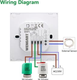 Slimme Wifi Thermostaat voor Vloerverwarming en Water: App- & Spraakbesturing — thumbnail 4