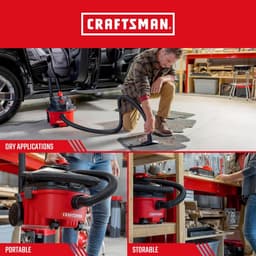 Nat-Droog Stofzuiger - Krachtige Shop Vac met Grote Capaciteit voor Auto en Huis — thumbnail 4