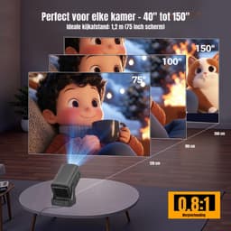 Core® Mini beamers - Projector - Mini beamer - Zwart -18cm x 16cm x 14cm — thumbnail 4