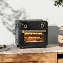 Compacte Heteluchtfriteuse en Mini-oven met 10L Capaciteit en 60 Min Timer — thumbnail 3