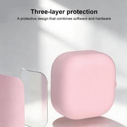 XDcase - hoesje geschikt voor Samsung Galaxy Buds 4 / 4 pro soft case cover - paars - TPU hoesje Beschermhoes - Samsung Galaxy Buds 4 / 4 Pro Cover - Buds4 hoesje - gel hoesje met sleutelhanger — thumbnail 5