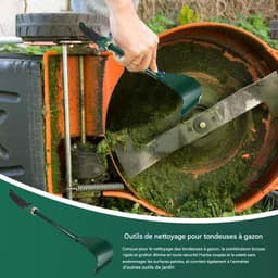Grasmaaier Schraper - Maaier Reiniger - Effectief Schoonmaken - Ergonomische Lange Handgreep - 41x9x4 cm — thumbnail 5