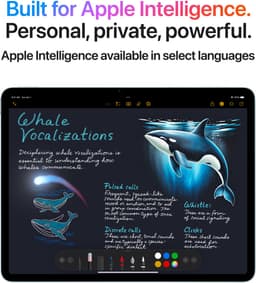 Apple iPad Air M3 (2025) - 11 inch - Wi-Fi + Cellular - 256GB - Starlight - 7e generatie — thumbnail 4