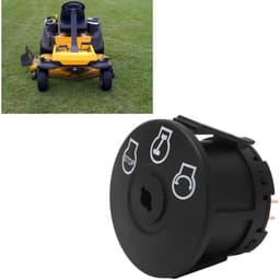 GELLDG Sleutelcontact voor Grasmaaier - 7-polig Contactschakelaar - Multifunctioneel Ontwerp met Hoogwaardig ABS en Messing - Geschikt voor Husqvarna MTD John Deere Grasmaaiers - Afmetingen 51x45x40mm — thumbnail 2