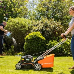 Benzine Grasmaaier Zelfrijdend 125cc 41cm Maaibreedte Stalen Frame — thumbnail 3