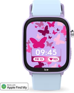 Ice-Watch ICE-Smart junior 3.0 - Kindersmartwatch - 38 mm - Find My - Purple Soft blue — thumbnail 1