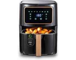 MIRA® Airfryer XXL - Mini-oven - Heteluchtfriteuse - Zwart - 36cm x 40cm x 36cm