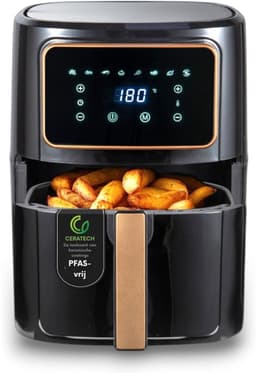MIRA® Airfryer XXL - Mini-oven - Heteluchtfriteuse - Zwart - 36cm x 40cm x 36cm — thumbnail 1