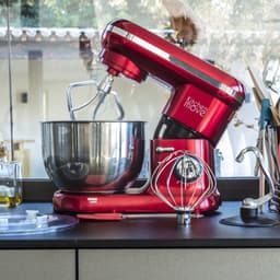 Krachtige 1500W Keukenmachine RVS Kom 5.5L - 6 Snelheden & 4 Accessoires — thumbnail 3