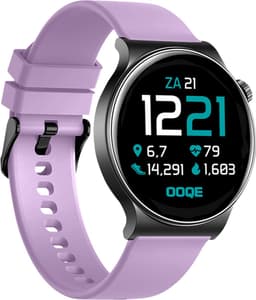 OOQE WATCH CS PRO - Smartwatch Heren en Dames | Geschikt voor iOS en Android | Full HD | Notificaties | Gezondheidsanalyse | Sportanalyse | GPS Koppeling | Bellen | Muziek/Audio Luisteren | Spelletjes | Ergonomisch | Nederlandstalig | Lichtpaars — thumbnail 3