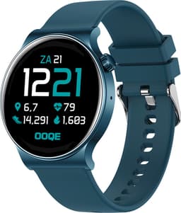 OOQE WATCH CS PRO - Smartwatch Heren en Dames | Geschikt voor iOS en Android | 10 kleuren | HD | Notificaties | Gezondheidsanalyse | Sportanalyse | GPS Koppeling | Bellen | Muziek/Audio Luisteren | Spelletjes | Ergonomisch | Nederlandstalig | Blauw — thumbnail 1