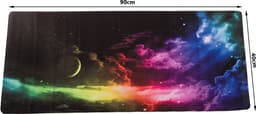Verk Group Gaming Muismat | Galaxy | Muismat XXL | 90x40 cm | Muismat XXL Gaming | Bureauonderlegger — thumbnail 5