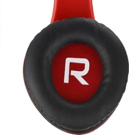 PowerLocus P2 - Draadloze Over-Ear Koptelefoon Inklapbaar - Bluetooth Hoofdtelefoon - Met microfoon – Headphone - Micro SD mode – Incl. Carry Case - Zwart/Rood — thumbnail 4