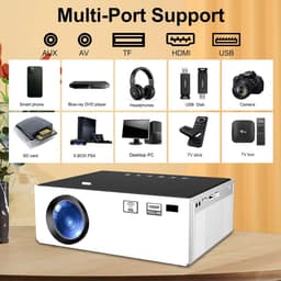Mini Beamer - Projector - Thuisbioscoop - Beamer - Mini Projector - Cinema Beamer — thumbnail 2