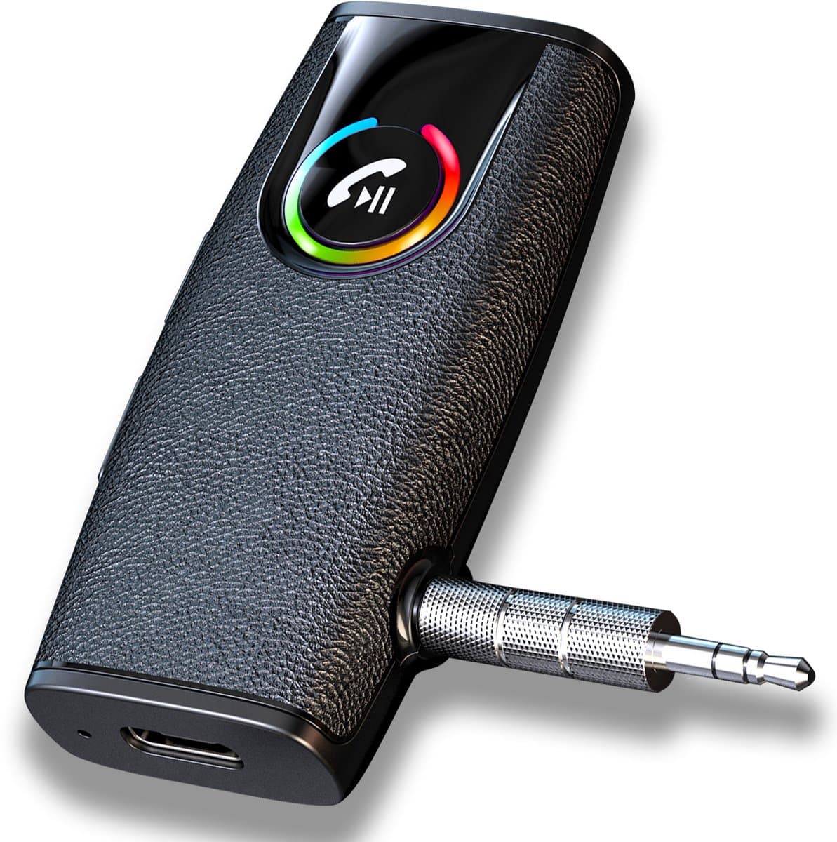 Blue Bron CB 5.3 Bluetooth Receiver Auto AUX – 3,5 mm Bluetooth Ontvanger voor Autoradio & Versterker – 15 uur Accu – Micro-SD — afbeelding 1